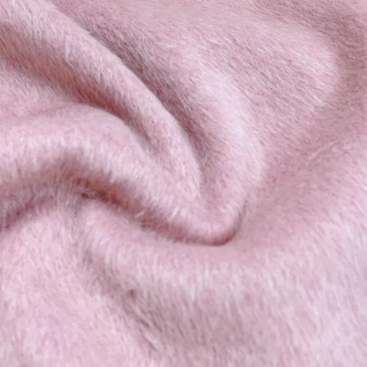 Pink Short Pile Wool Coat Fabric 1 Pink Short Pile Wool Coat Fabric 1